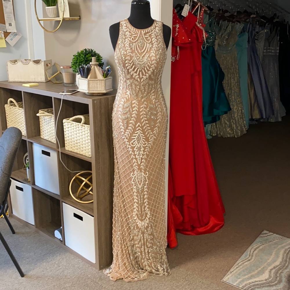 Nude Primavera Prom Dress